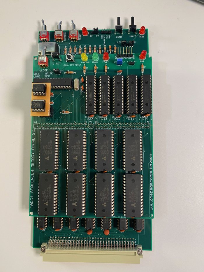 Sequencer logic and memory cards